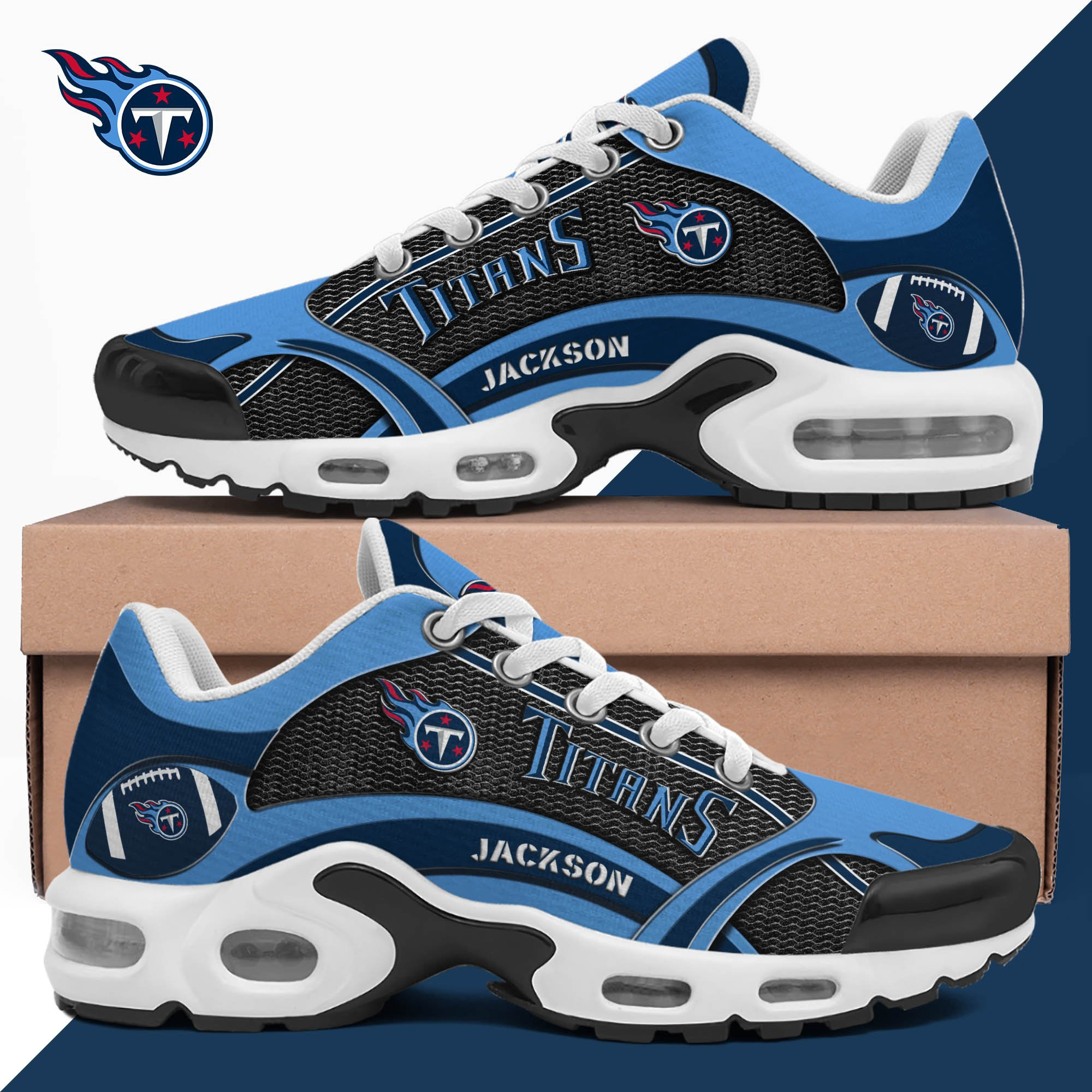 Tennessee Titans Team Shoes 2026 Version Custom Name 889