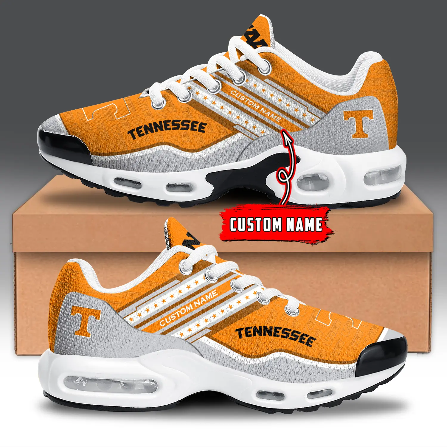 Tennessee Volunteers Air Max Plus Shoes Sneakers For Men And Women Tennessee Volunteers Air Max Plus Shoes Sneakers For Men And Women - Image 1