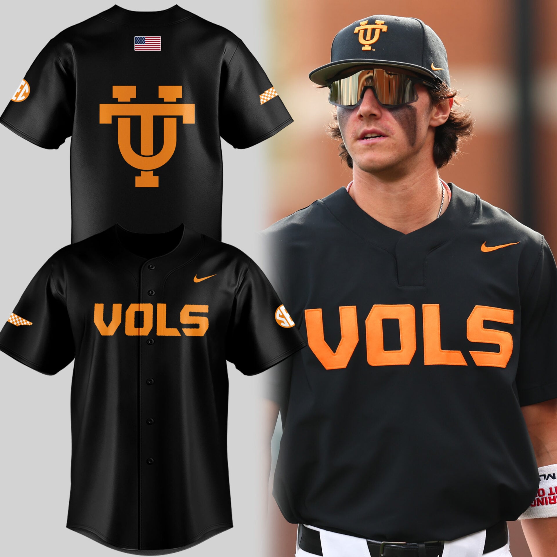 Tennessee Volunteers Dark Mode Jersey 2026 Volunteers Merch Baseball Lover Gift Ideas
