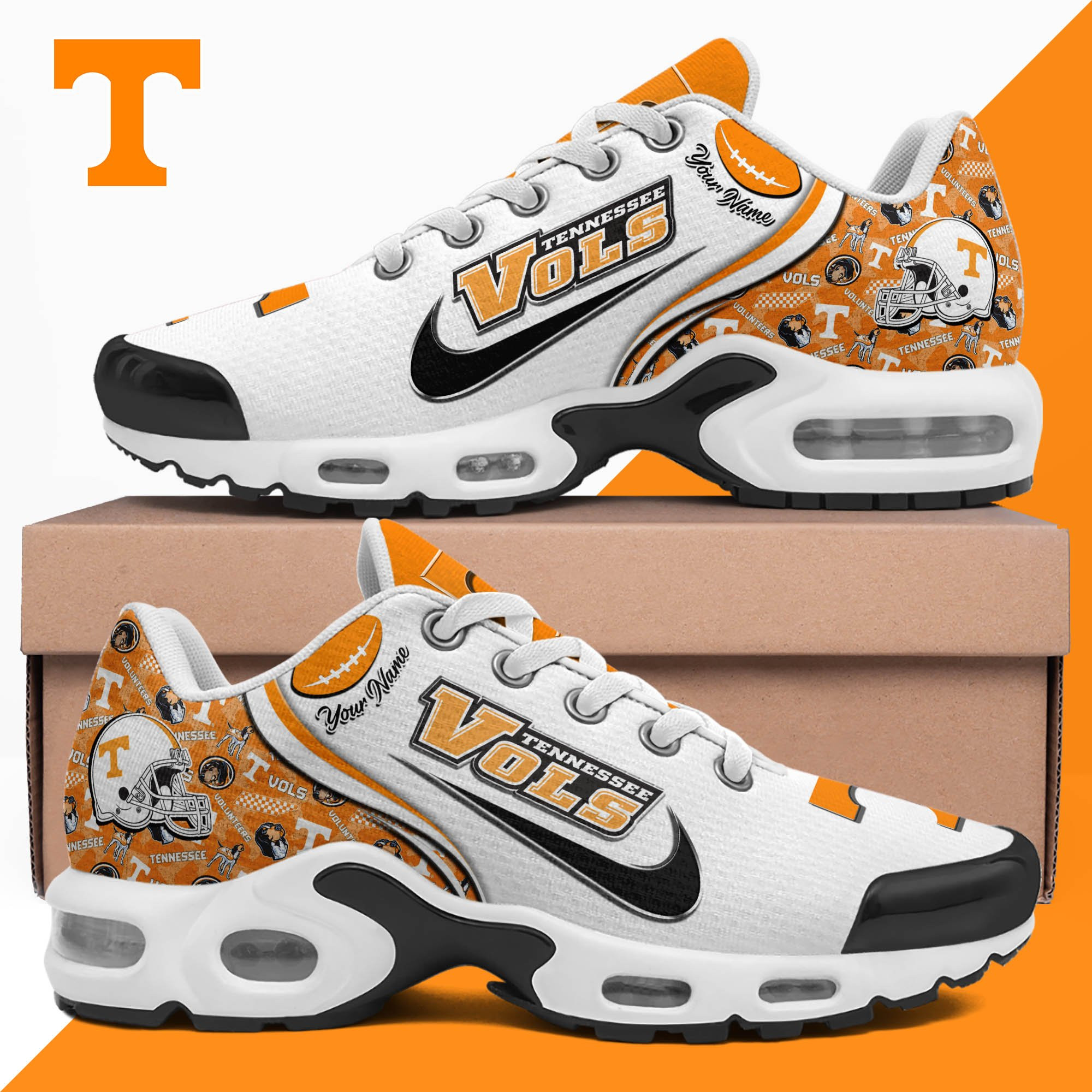 Tennessee Volunteers Shoes 2026 Version Custom Your Name 499