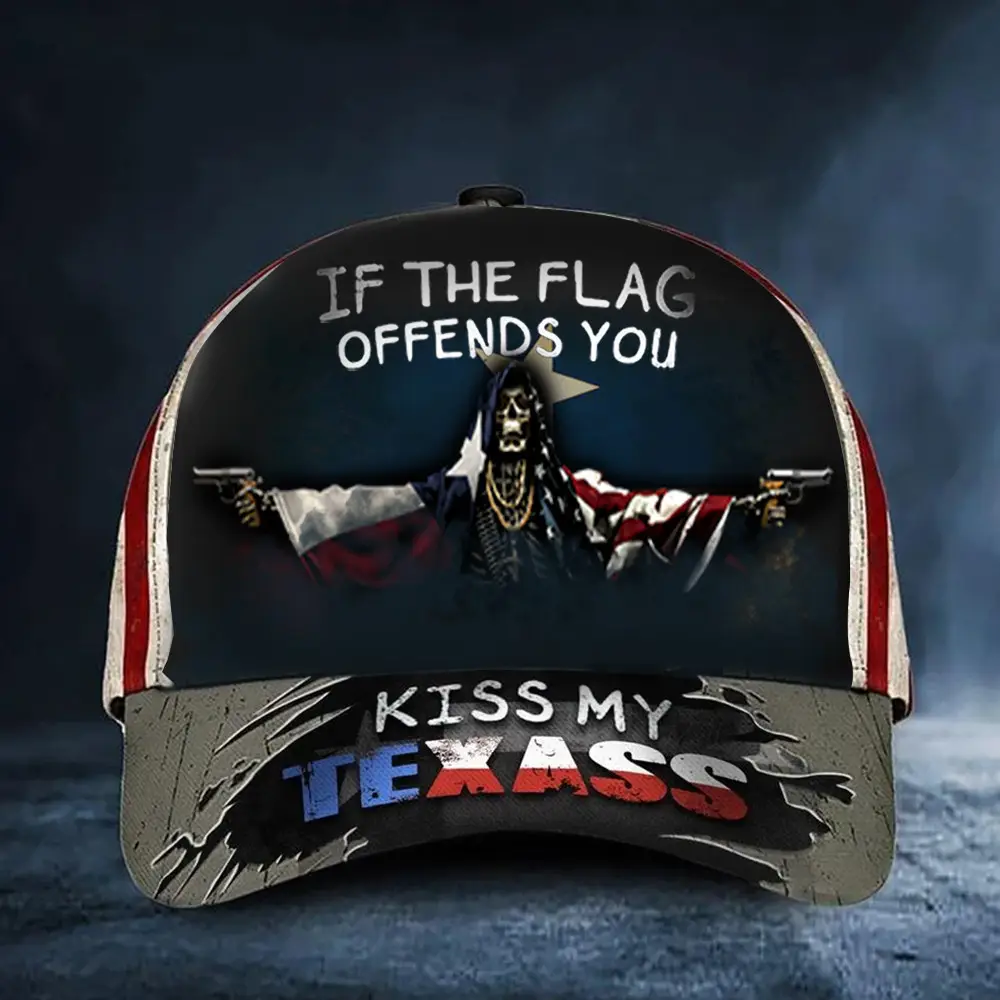 Texas And American Hello Darkness My Old Friend Hat Texas And American Hello Darkness My Old Friend Hat - Image 1