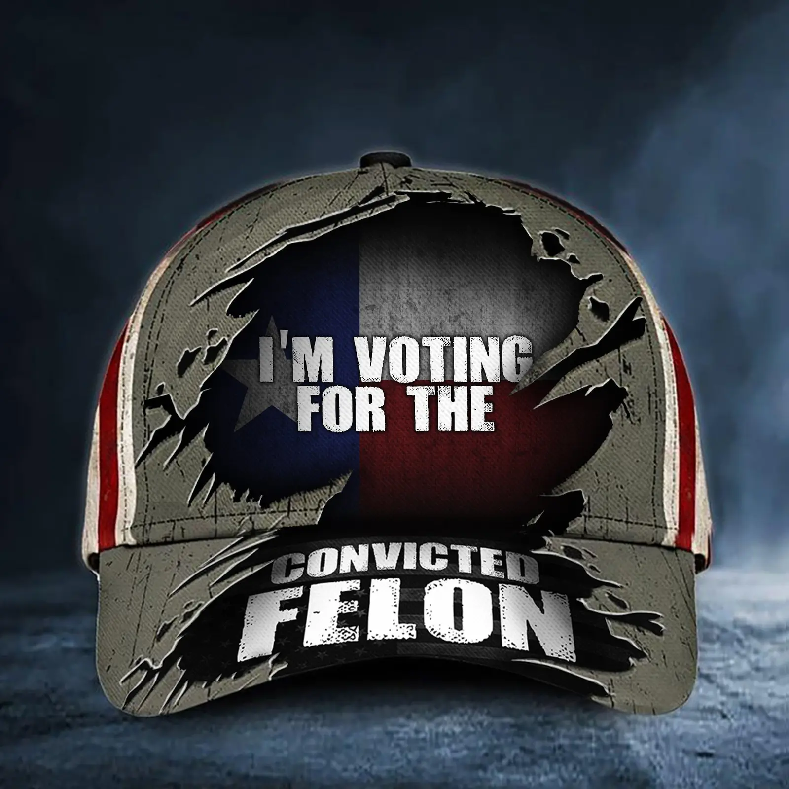 Texas I'm Voting For The Convicted Felon Hat Gift For Supporter -WearandDecor