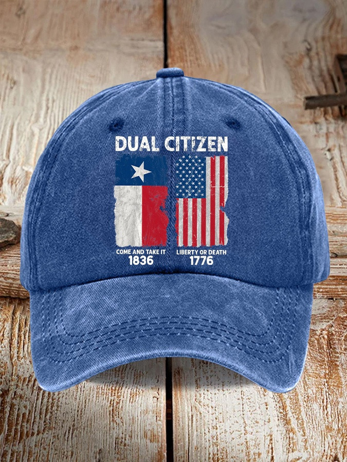 Texas Pride Dual Citizen Hat Texas Independence Day Baseball Cap Lone Star State Pride Merch Texas Pride Dual Citizen Hat Texas Independence Day Baseball Cap Lone Star State Pride Merch - Image 1