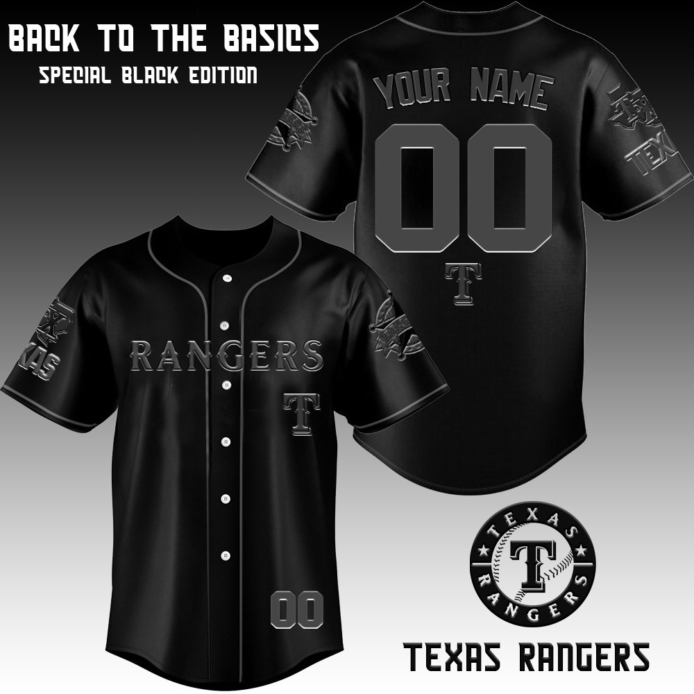 Texas Rangers Jersey T-Shirt Texas Rangers Baseball Merch Gift For Sports Lover