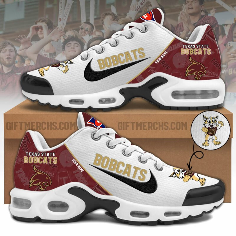 Texas State Bobcats Shoes 2026 Version Custom Name, Shoes For Sport Fan, Sport Gifts Ph270