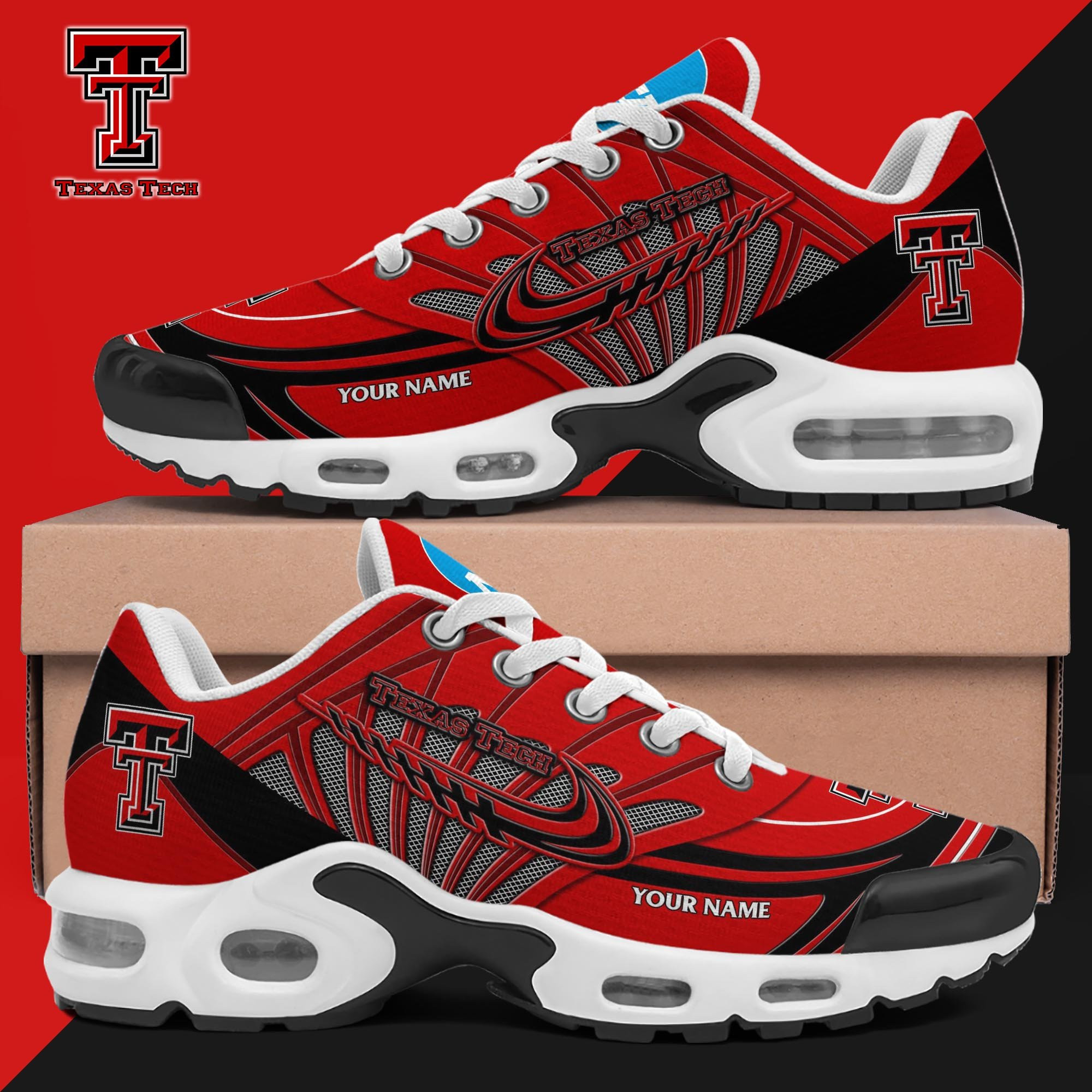 Texas Tech Red Raiders Shoes 2026 Version Custom Your Name