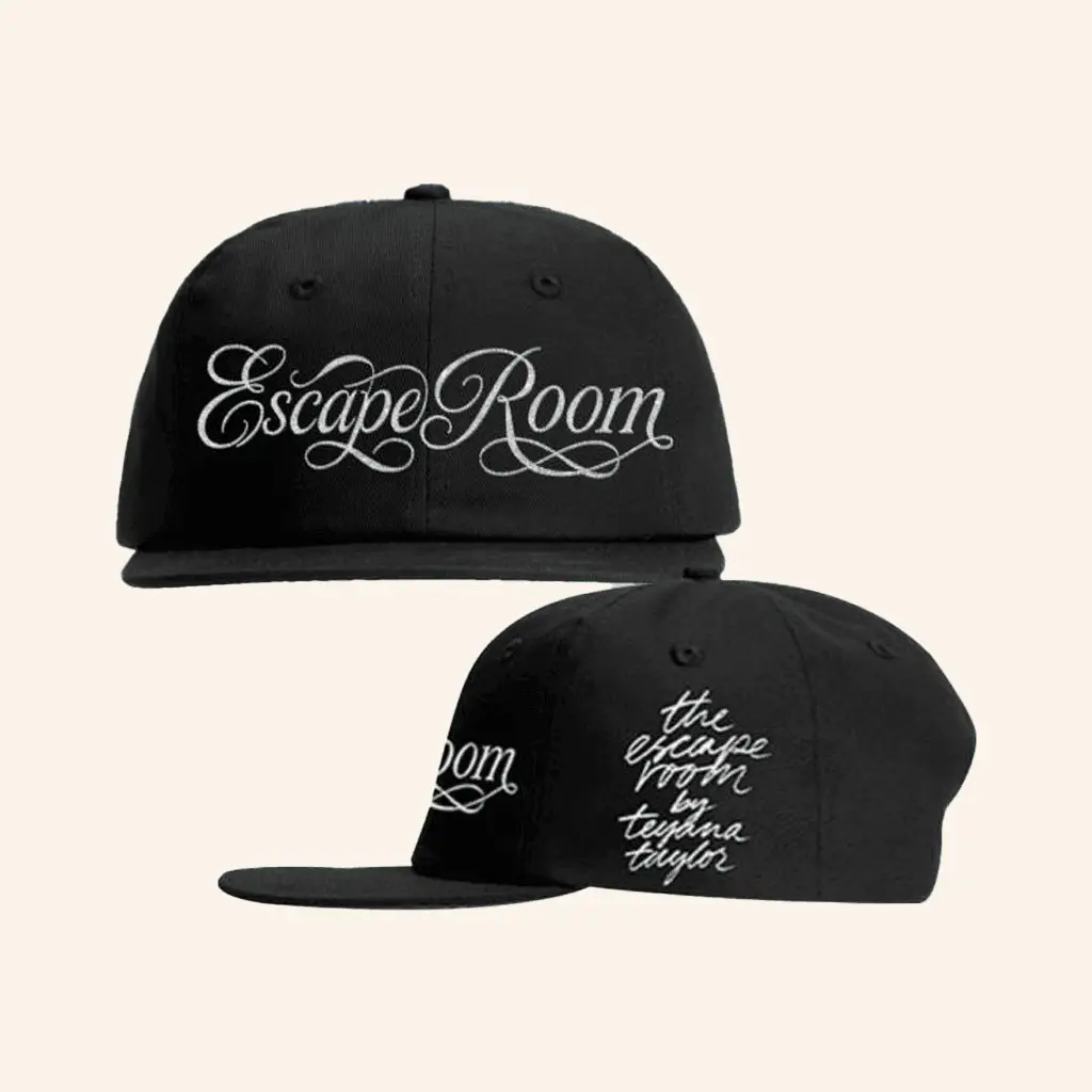 Teyana Taylor Merch Escape Room Embroidered Hat Snapback Gifts For Fans -WearandDecor