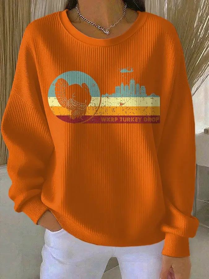 Thanksgiving Turkey Sweatshirt Happy Thanksgiving Turkey Merch Unique Gift Ideas