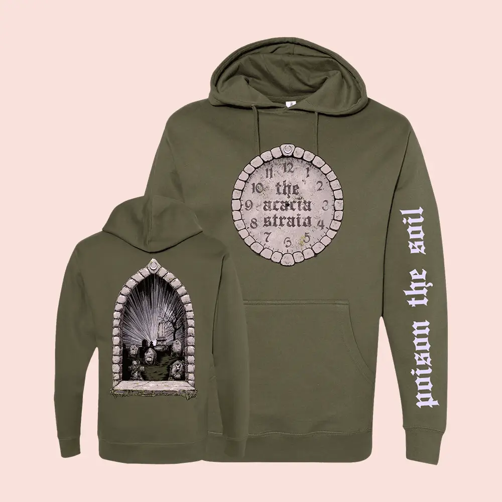 The Acacia Strain Merch Untended Graves Hoodie Poison The Soil Hooded Sweatshirt Fan Clothing
