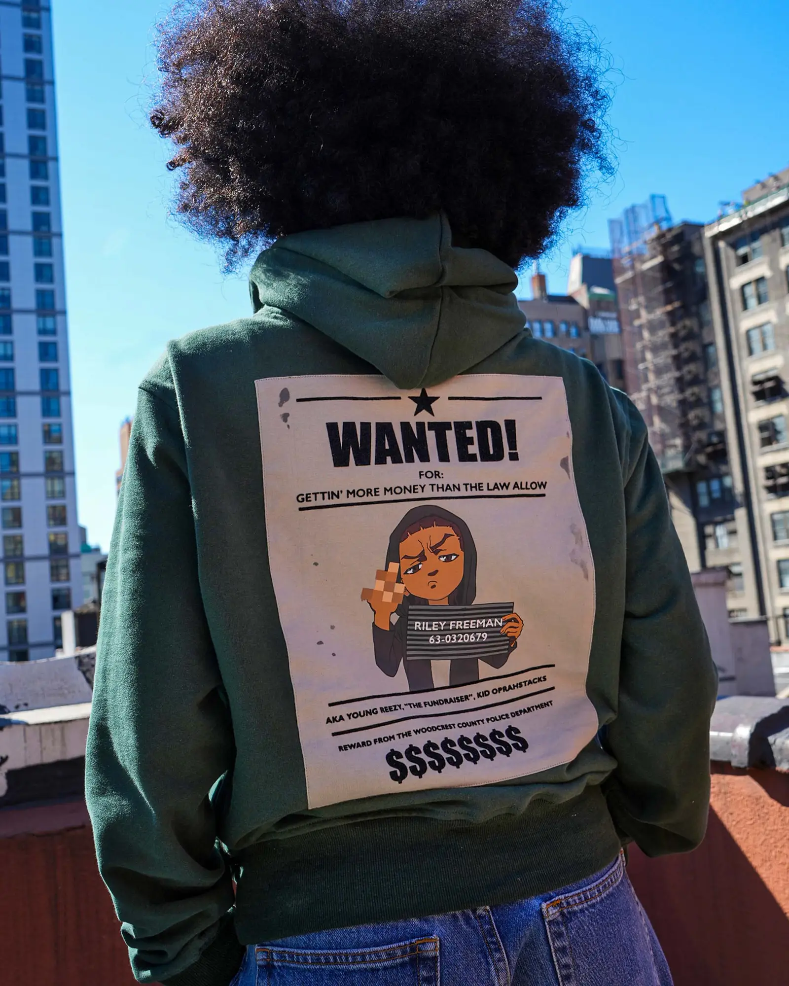 The Boondocks Merch Hoodie Cartoon Character Clothes Best Gift for Boondocks Lovers The Boondocks Merch Hoodie Cartoon Character Clothes Best Gift for Boondocks Lovers - Image 1