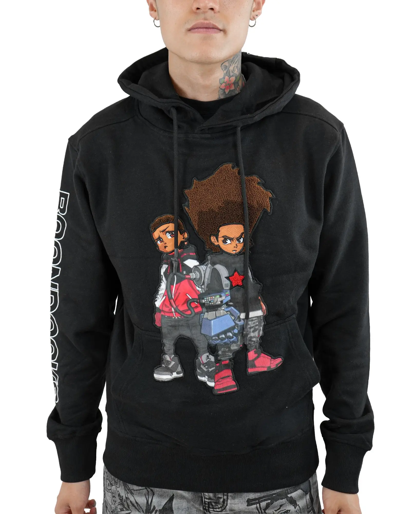 The Boondocks Merch Hoodie Future Huey & Riley Cute Anime Character Apparel Gift For Dad