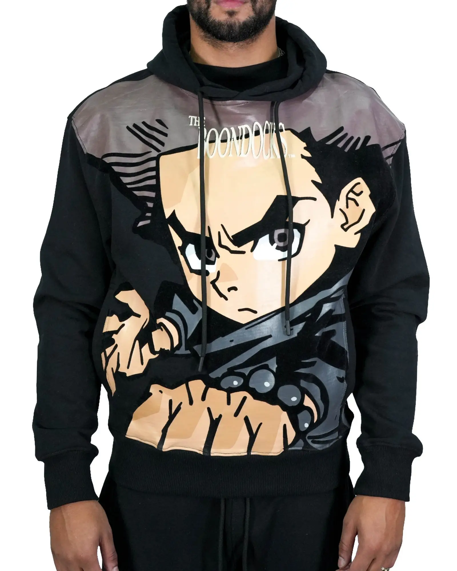 The Boondocks Merch Hoodie Huey Big Face Apparel Birthday For Anime Fans