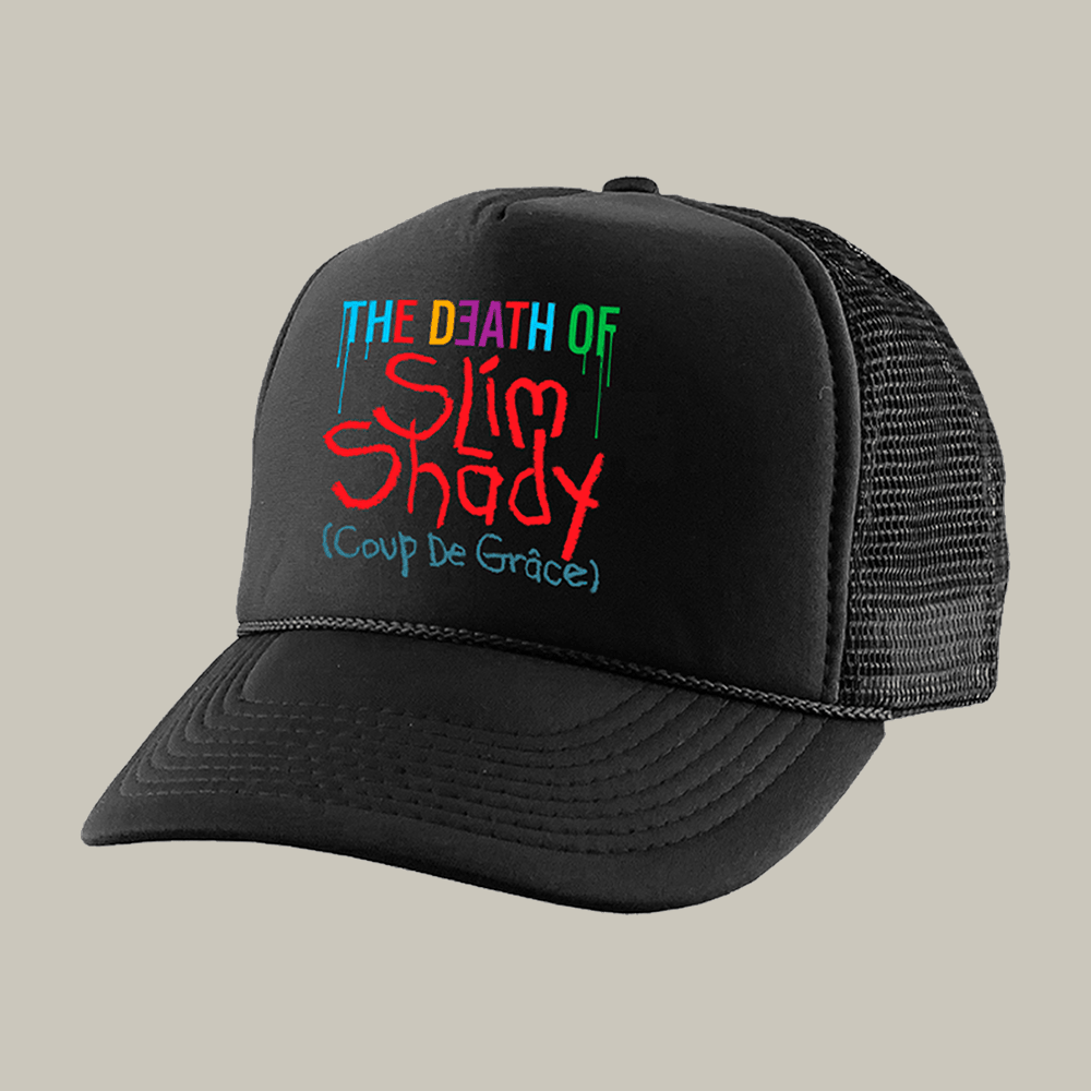 The Death Of Slim Shady Eminem Trucker Hat Eminem Merch Unique Music Gift For Him