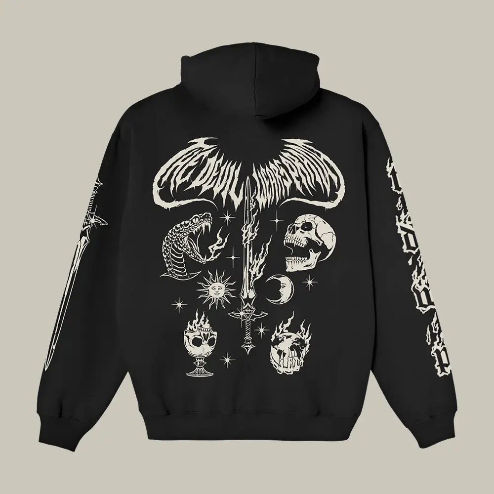 The Devil Wears Prada Merch Metal Flash Hoodie Music Apparel Metalcore Band Lover Gift