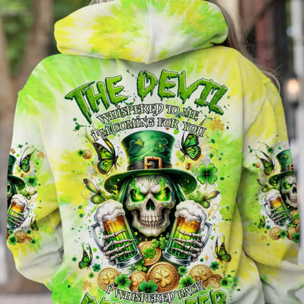THE DEVIL WHISPERED BEER REAPER PATRICK'S DAY ALL OVER PRINT - TLNZ