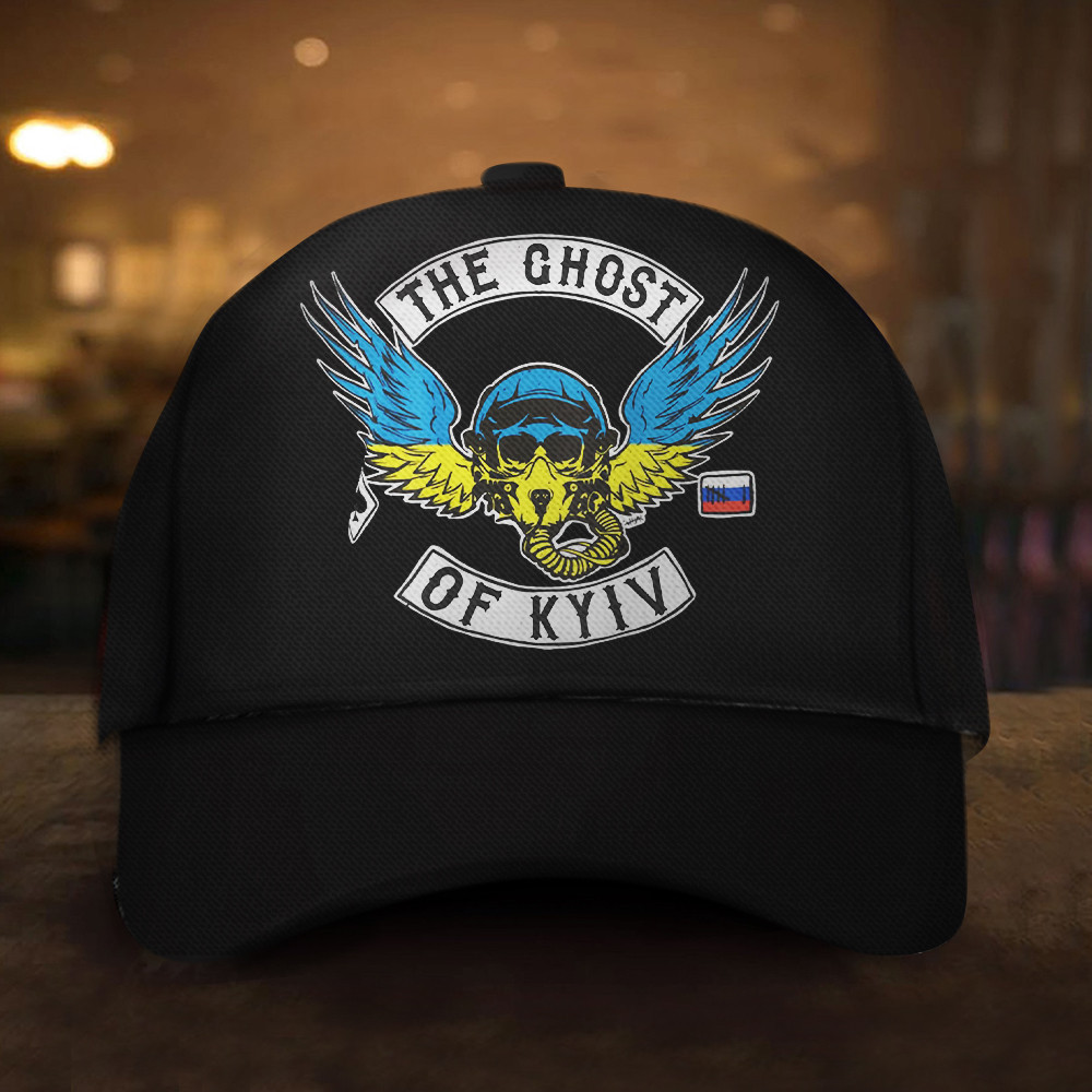 The Ghost Of Kyiv Hat Anti Putin Stand With Ukraine Ukrainian Merch