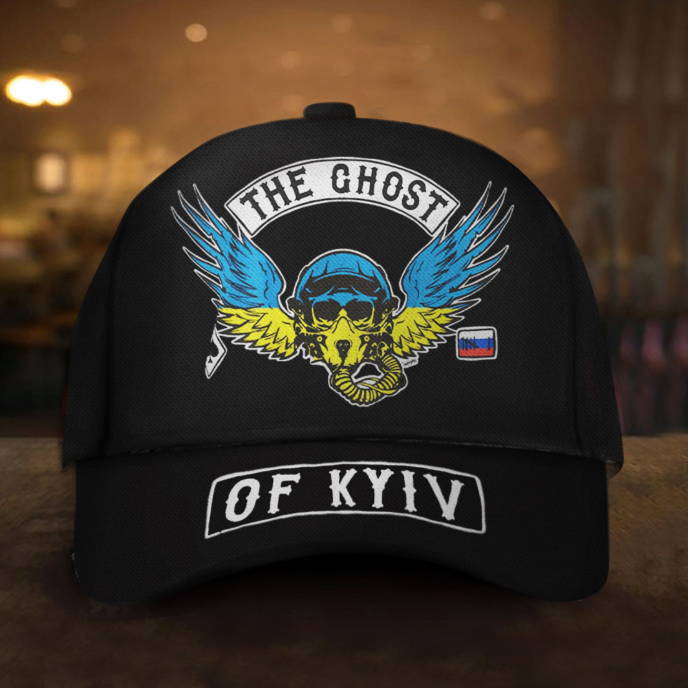 The Ghost Of Kyiv Hat Ghost Of Kyiv Dead Merch Support Ukrainian The Ghost Of Kyiv Hat Ghost Of Kyiv Dead Merch Support Ukrainian - Image 1
