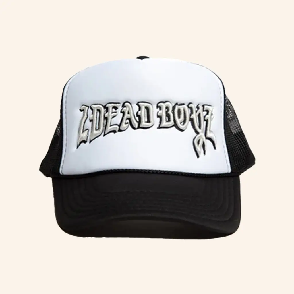 The Glorious Dead Merch 2Dead Boyz Puff Embroidered Trucker Hat Gifts For Brother -WearandDecor The Glorious Dead Merch 2Dead Boyz Puff Embroidered Trucker Hat Gifts For Brother -WearandDecor - Image 1