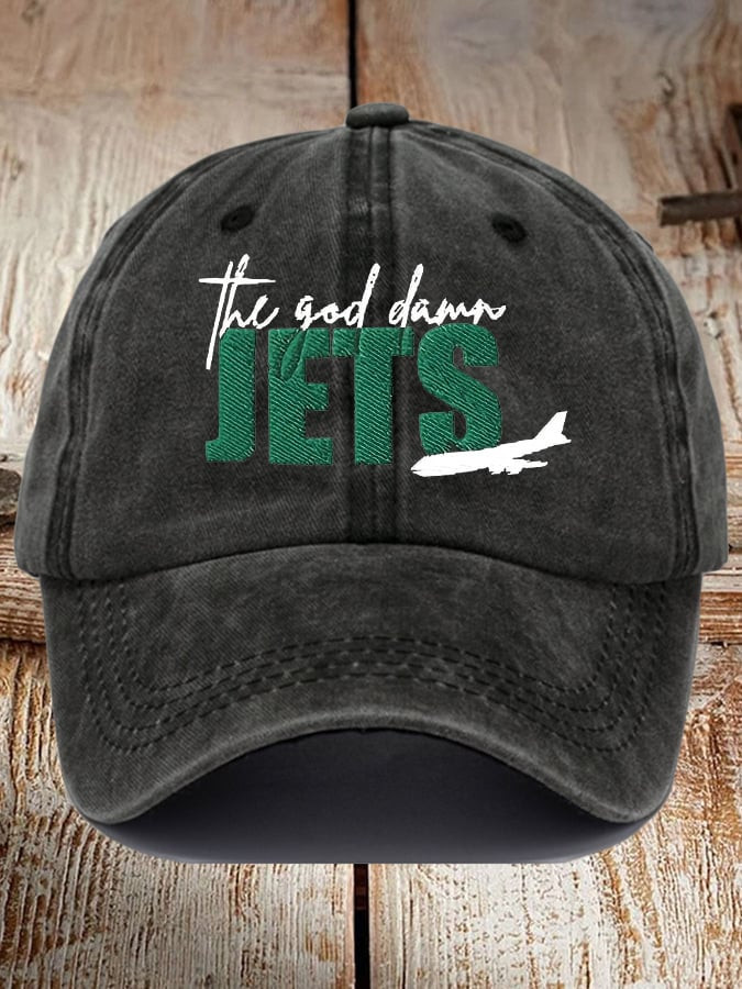 The God Damn Jets Hat New York Jets Merch Baseball Cap Gifts Ideas For Fans The God Damn Jets Hat New York Jets Merch Baseball Cap Gifts Ideas For Fans - Image 1