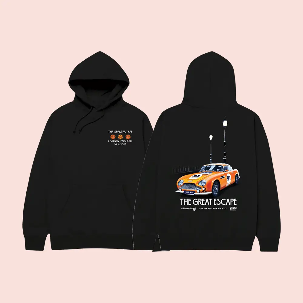 The Great Escape Hoodie Larry June Album Art Clothing London England Tour Hoodie
