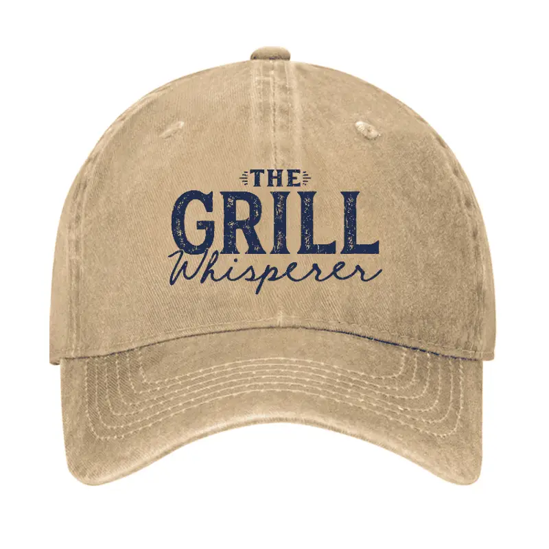 The Grill Whisperer Funny Cap Sarcastic T-Shirt for Men – Funny Graphic Quote Tee