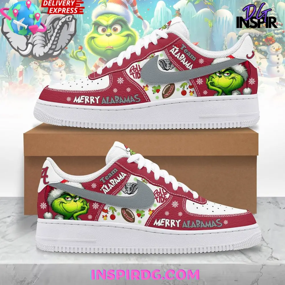 The Grinch x Alabama Crimson Tide Limited Air Force 1