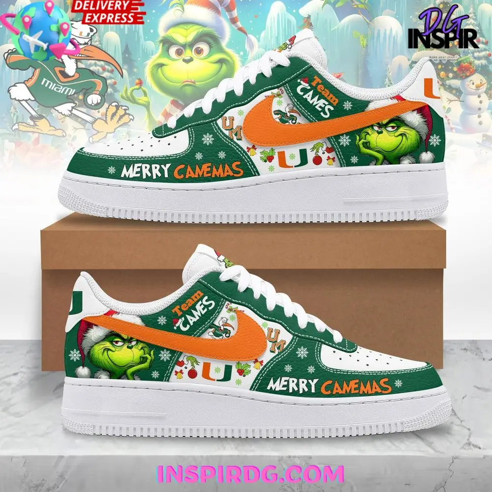 The Grinch x Miami Hurricanes Limited Air Force 1