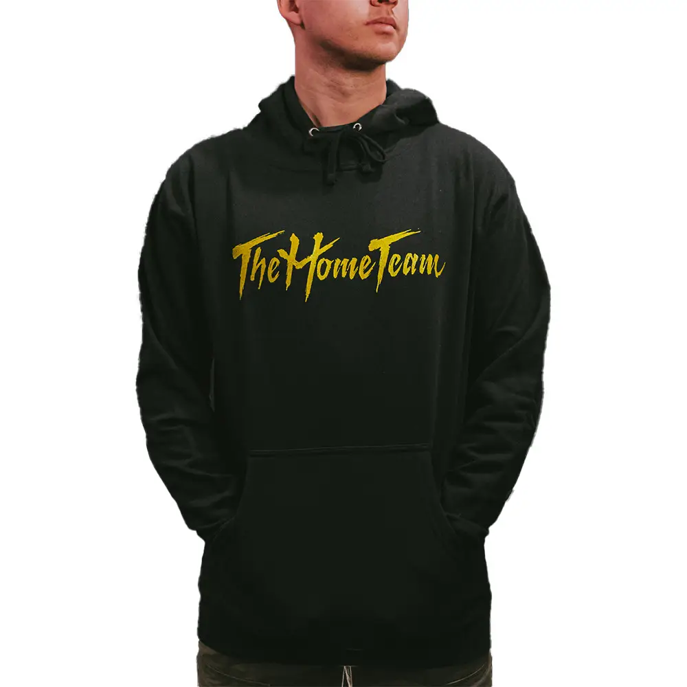 The Home Team Gold Logo Hoodie The Home Team Apparel Gift For Boyfriend