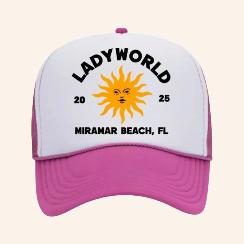 The Lady Gang Merch Ladyworld Trucker Hat Birthday Presents For Sister -WearandDecor