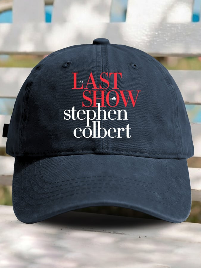 The Last Show Stephen Colbert Merch Colbert CBS 2026 Ball Cap Gift For Husband