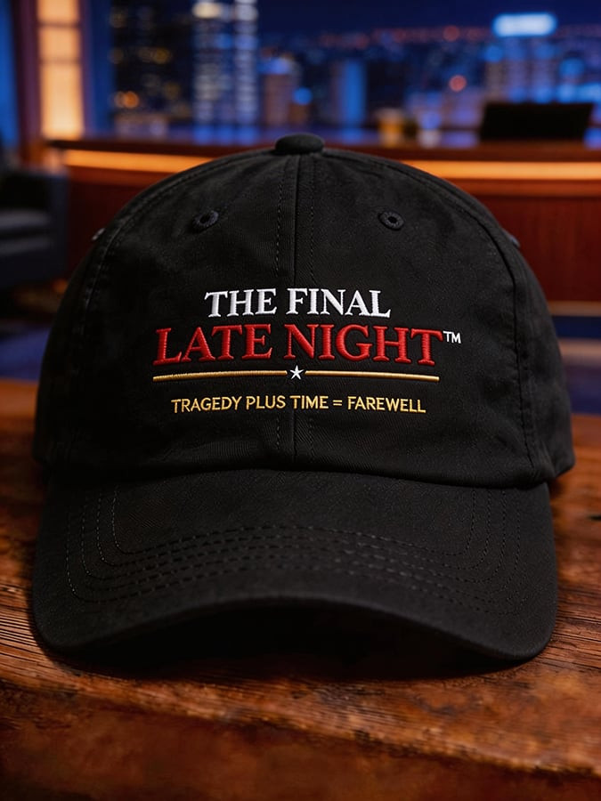 The Last Show With Stephen Colbert 2026 Embroidey Colbert Classic Cap TV Show Fans Gift