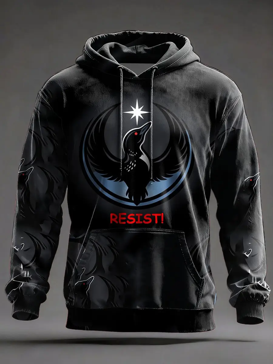 The Loon Platoon Rebel Alliance Resist Hoodie Stand with Minnesota Clothing Gift