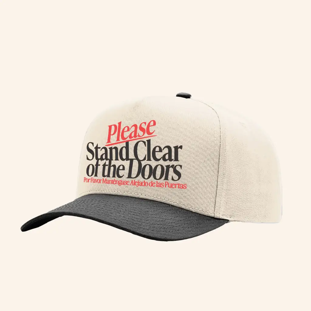 The Lost Bros Merch Please Stand Clear Of The Doors Embroidered Hat Gifts For Dad