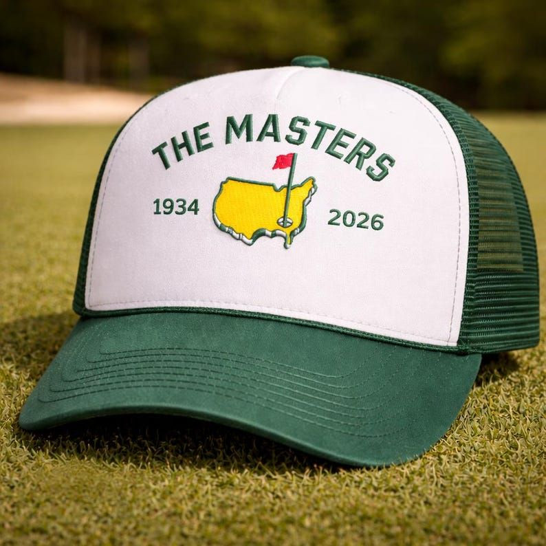 The Masters Tournament 2026 Trucker Hat Masters Golf Inspired Baseball Cap Gift For Dad