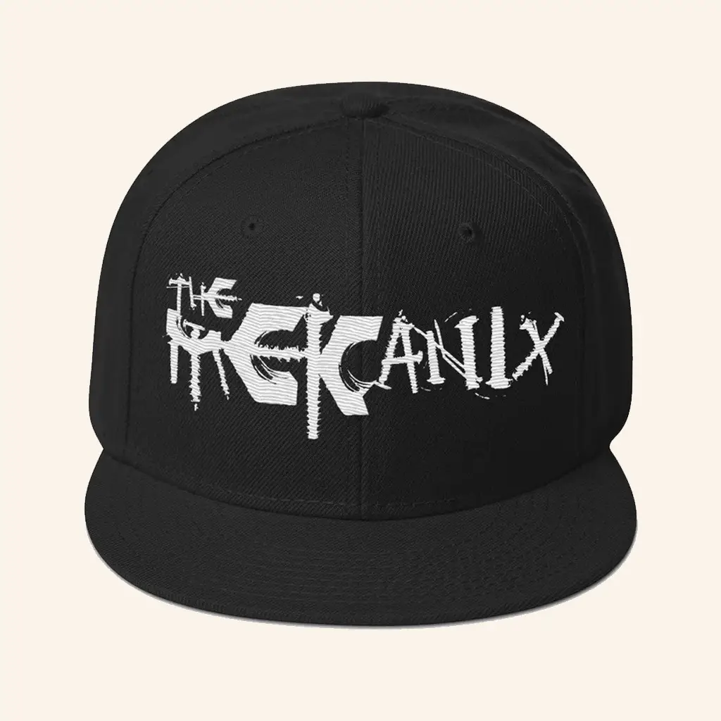 The Mekanix Merch The Mekanix Signature Snapback Hat Unique Gifts For Music Lovers