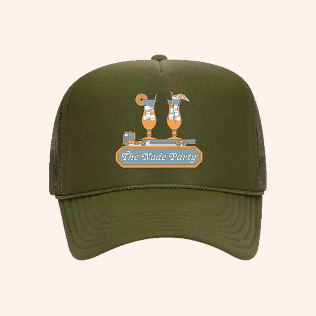 The Nude Party Merch Tiki Truck Trucker Hat Christmas Gift Ideas For Men -WearandDecor
