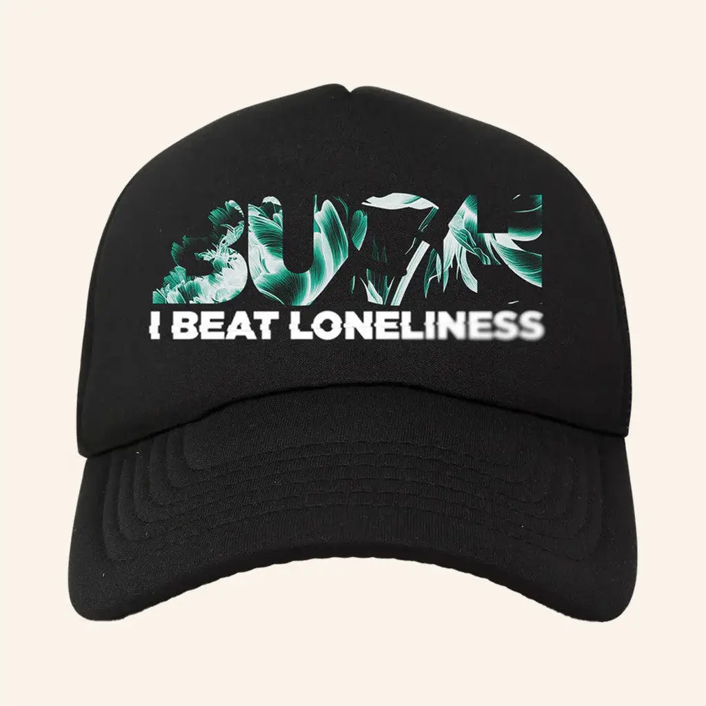 The Official Bush Merch I Beat Loneliness Trucker Hat Gift Ideas For Boyfriend -WearandDecor