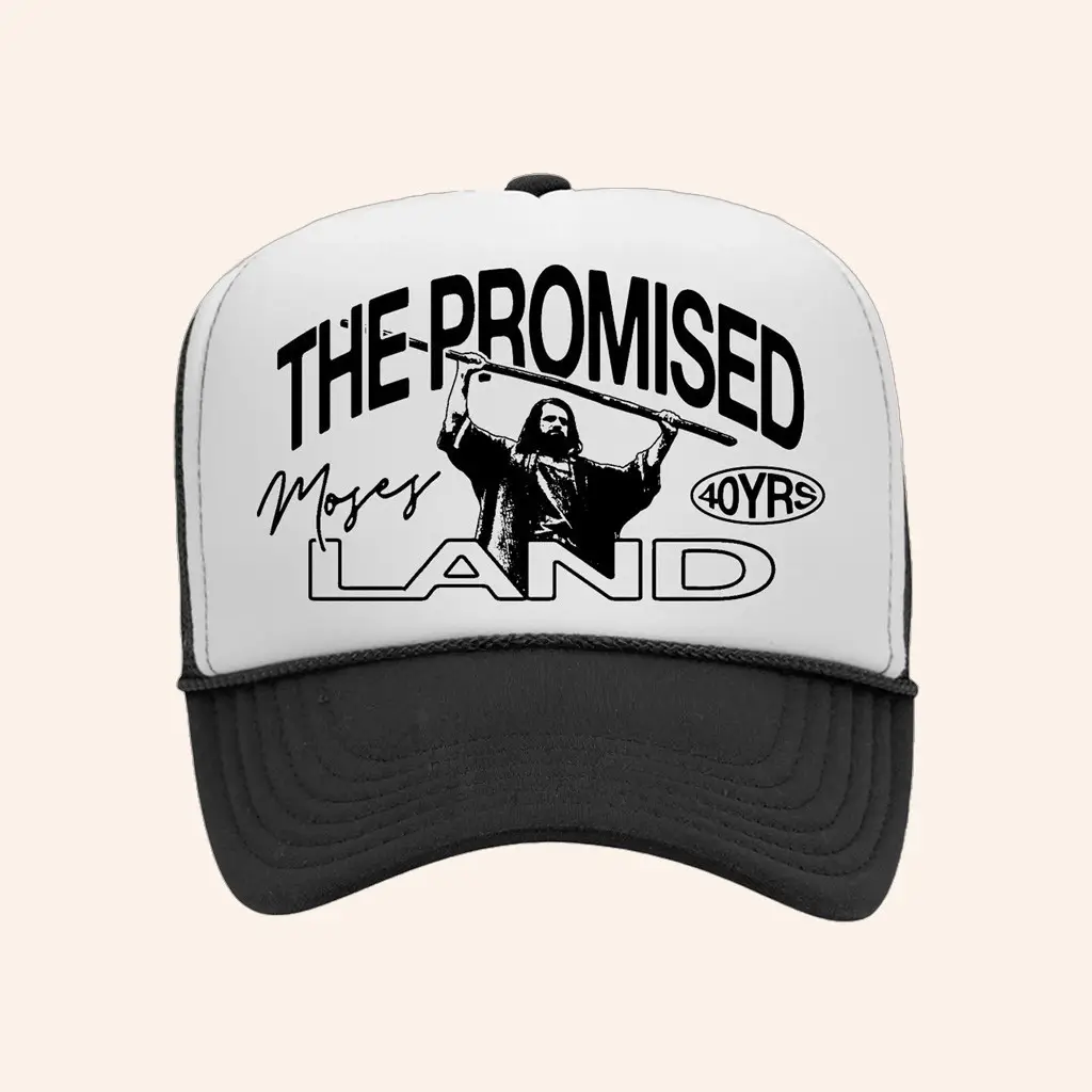 The Promised Land Series Merch Moses Trucker Hat Christmas Gift Ideas For Boyfriend -WearandDecor
