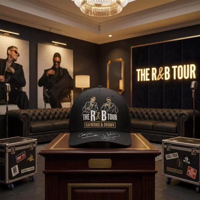 The R&B Tour Raymond & Brown Signed Hat The R&B Tour Ball Cap Gift For Fans