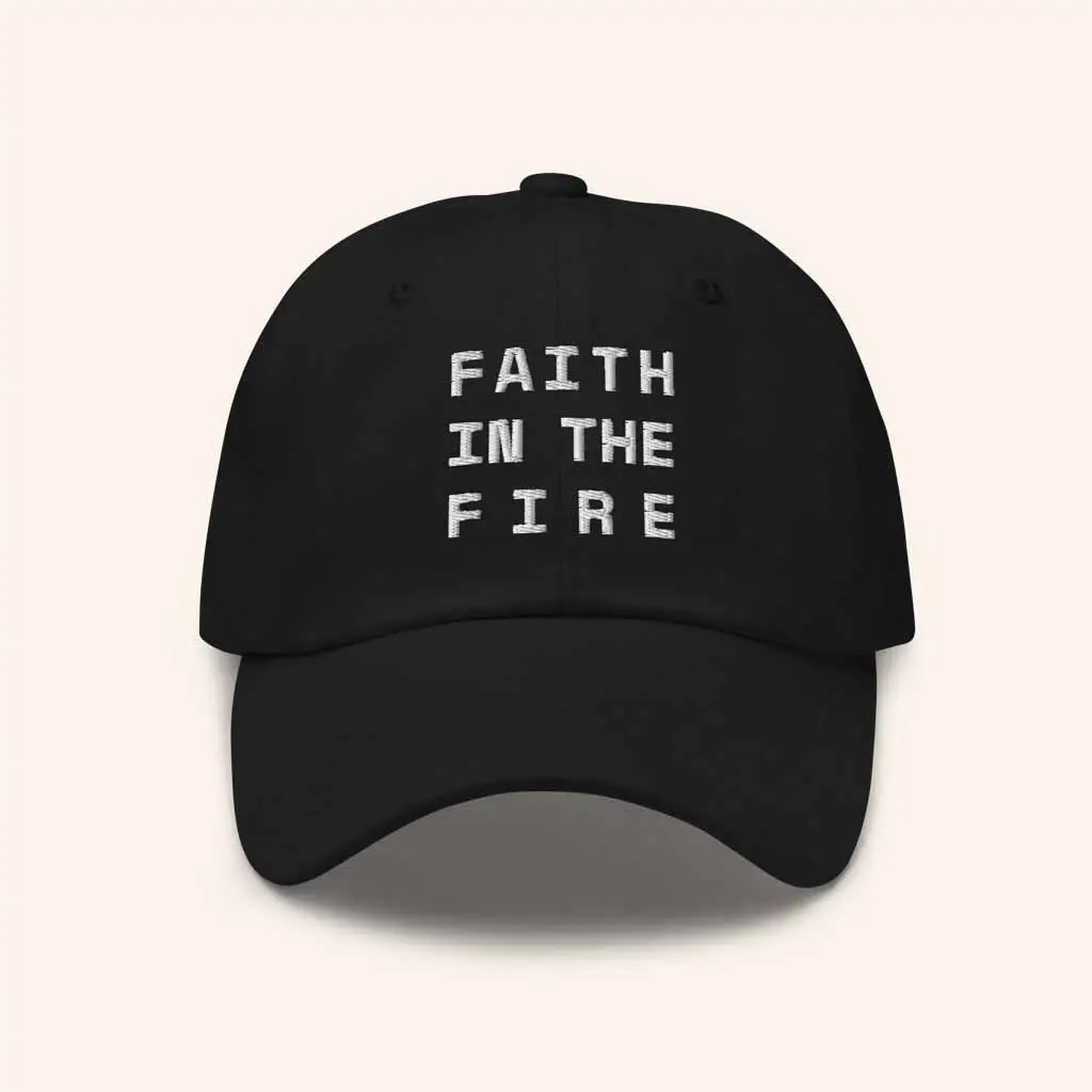 The Represent Embroidered Faith In The Fire Hat Gifts For Father -WearandDecor