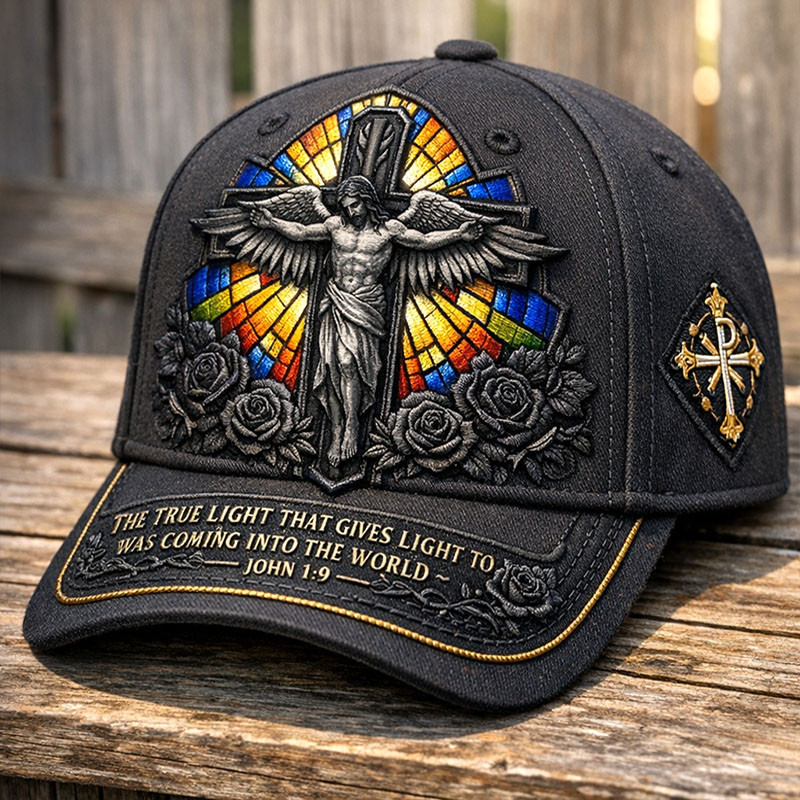 The True Light Has That Gives Light Hat John 1 9 Bible Verse Baseball Cap Jesus Merch The True Light Has That Gives Light Hat John 1 9 Bible Verse Baseball Cap Jesus Merch - Image 1