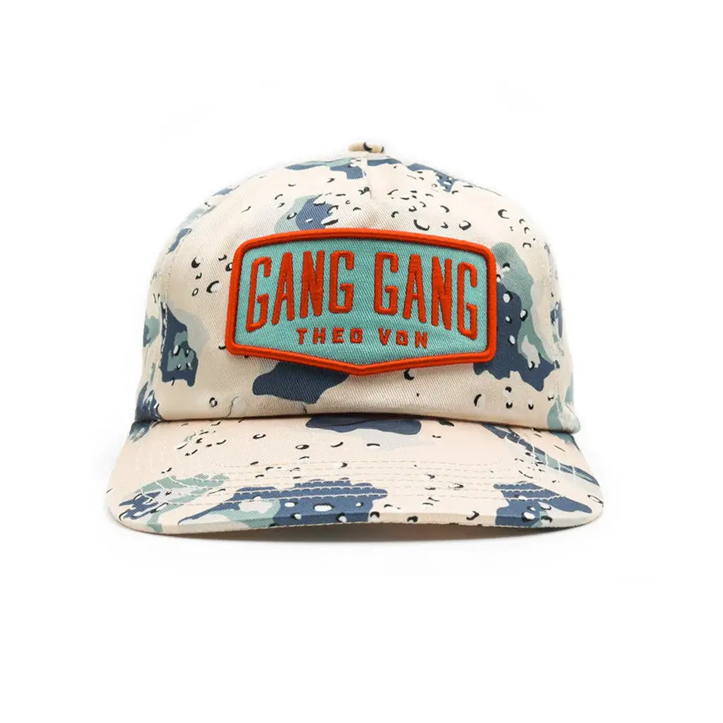 Theo Von Merch Gang Gang Nautical Camo Hat Embroidered Best Gifts For Husband -WearandDecor