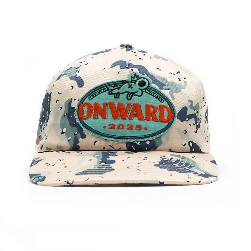 Theo Von Merch Onward 2025 Nautical Camo Embroidered Hat Gifts For Husband -WearandDecor