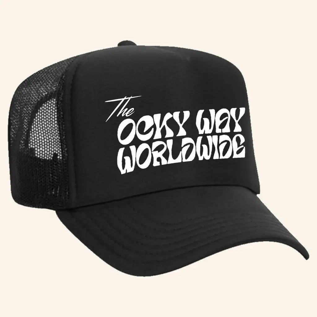 Theockywayshop Merch Ocky Way Foam Trucker Hat Gift Ideas For Him -WearandDecor