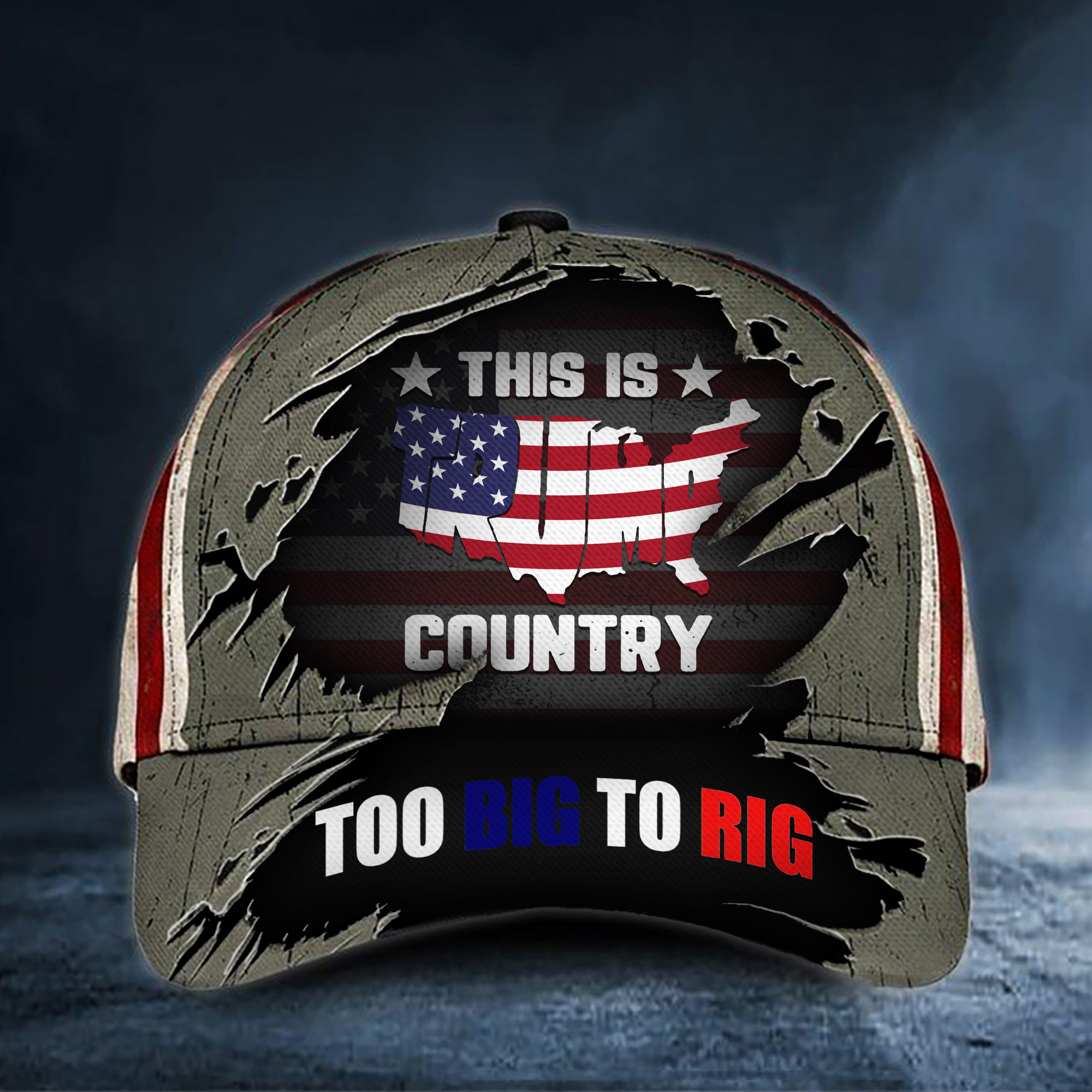 This Is America Country Hat Too Big To Rid Hat Never Surrender Merchandise