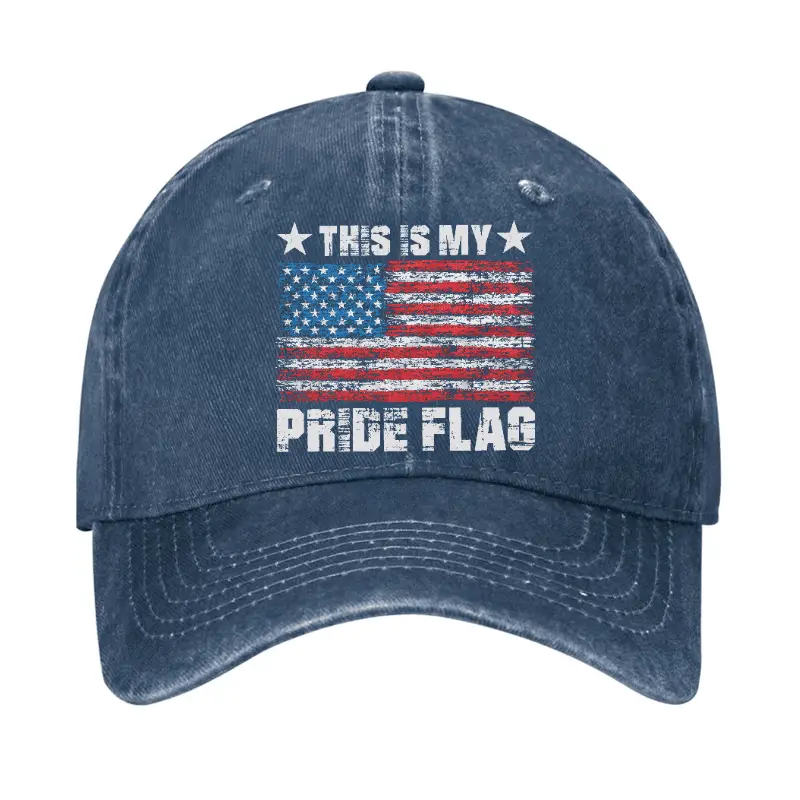 This Is My Pride Flag Cap Funny Saying Shirt for Men – Comical Graphic Tee