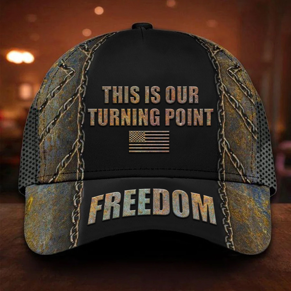This Is Our Turning Point Charlie Kirk Hat Freedom Is Not Free Merch Unique Baseball Cap This Is Our Turning Point Charlie Kirk Hat Freedom Is Not Free Merch Unique Baseball Cap - Image 1
