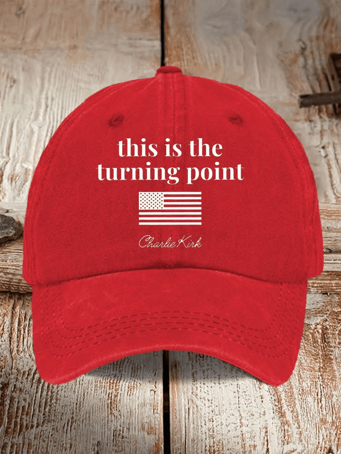 This is The Turning Point Red Hat RIP Charlie Kirk Turning Point USA Merch