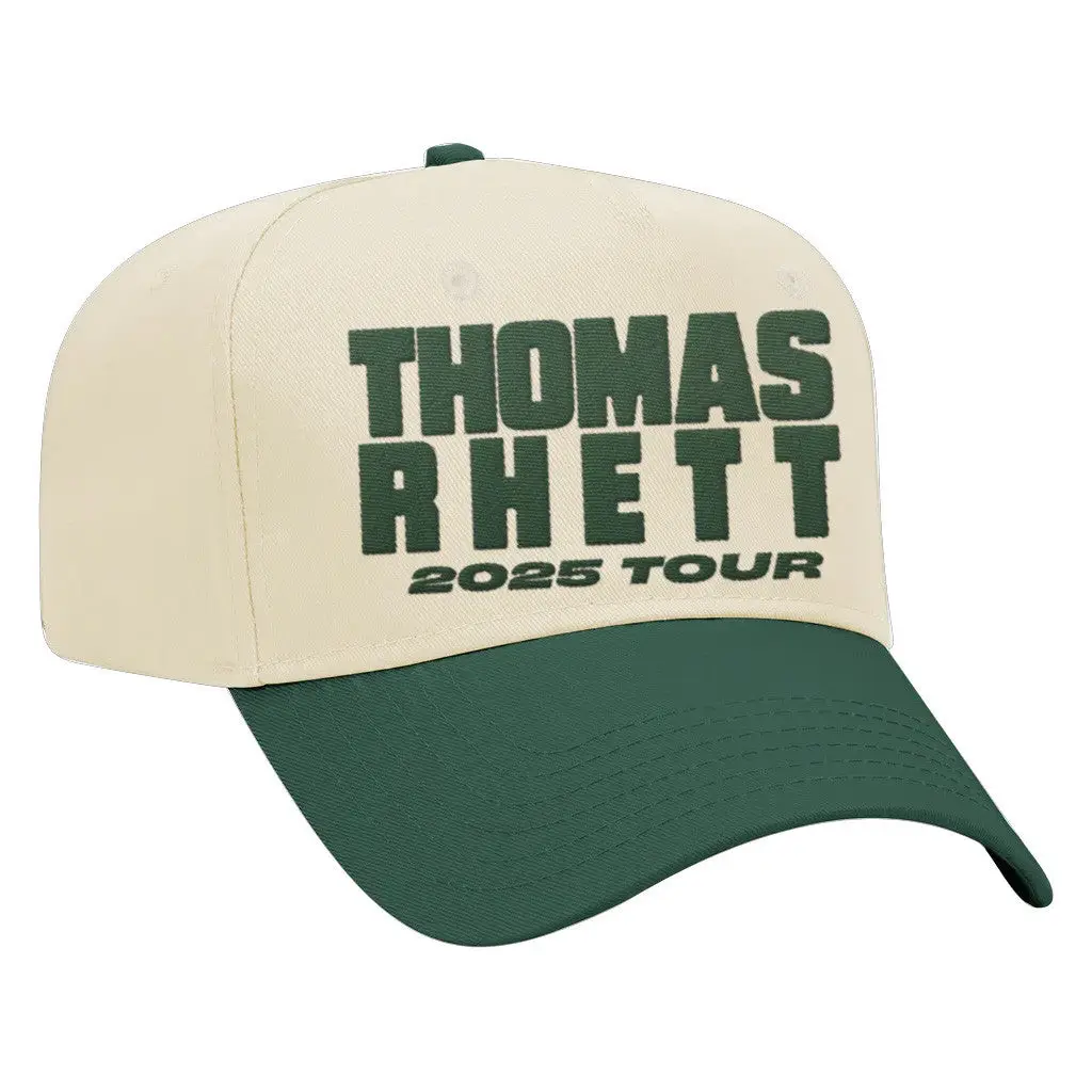 Thomas Rhett Merch Tour 2025 Tour Two Tone Embroidered Hat Gifts For Fans -WearandDecor