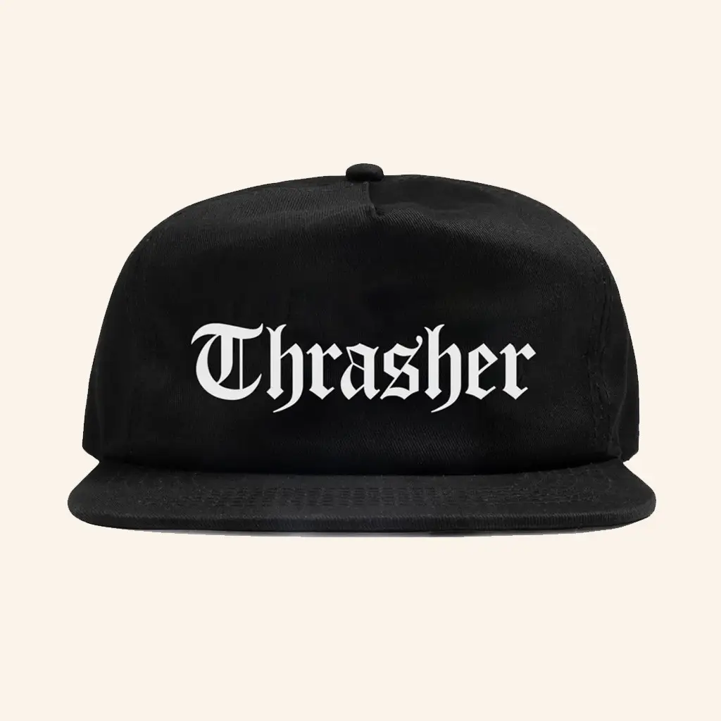 Thrasher Magazine Merch The End Oath Snapback Hat Embroidered Gifts For Husband - WearandDecor
